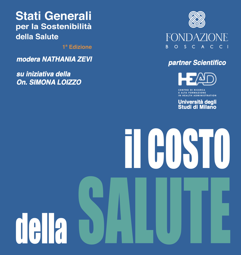 Stati Generali per la Sostenibilità della Salute - Il costo della Salute